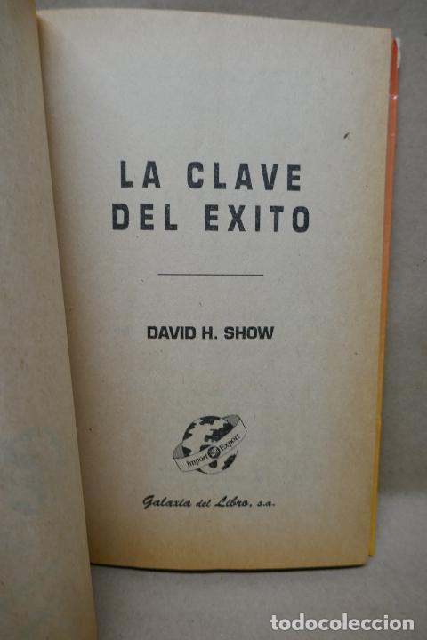 Libros de segunda mano: LA CLAVE DEL EXITO - de H. SHOW David - Foto 7