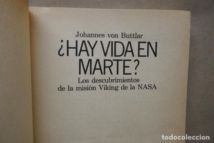 Libros de segunda mano: &iquest;HAY VIDA EN MARTE? / J. VON BUTTLAR - Foto 4