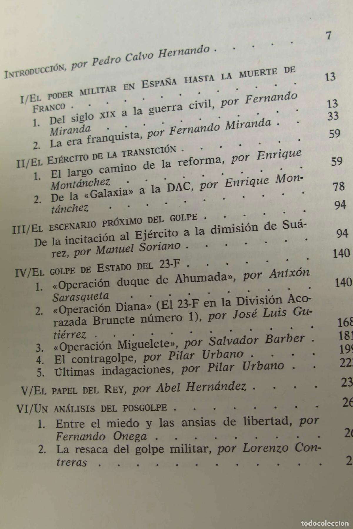 Libros de segunda mano: Los Ej&eacute;rcitos. M&aacute;s all&aacute; del golpe. Tanques frente a Constituci&oacute;n - Foto 2