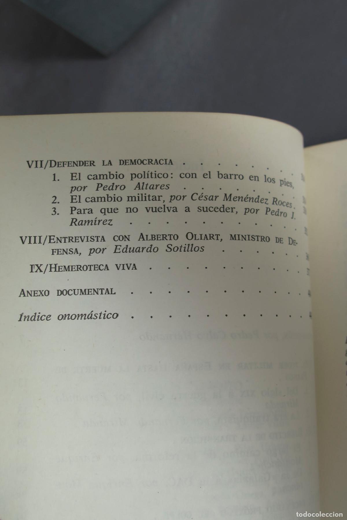 Libros de segunda mano: Los Ej&eacute;rcitos. M&aacute;s all&aacute; del golpe. Tanques frente a Constituci&oacute;n - Foto 3