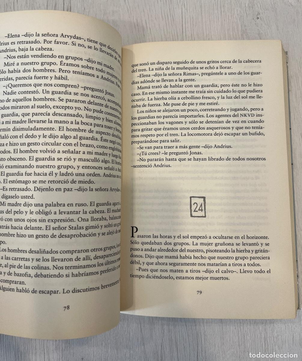 Libros de segunda mano: ENTRE TONOS DE GRIS. RUTA SEPETYS. CIRCULO DE LECTORES 2011 - Foto 4