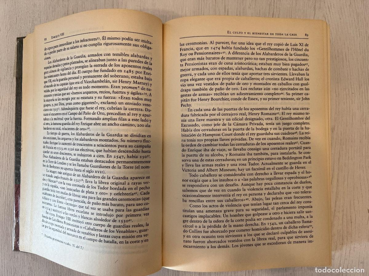 Libros de segunda mano: ALISON WEIR. ENRIQUE VIII, EL REY Y LA CORTE. CIRCULO DE LECTORES 2003 - Foto 4