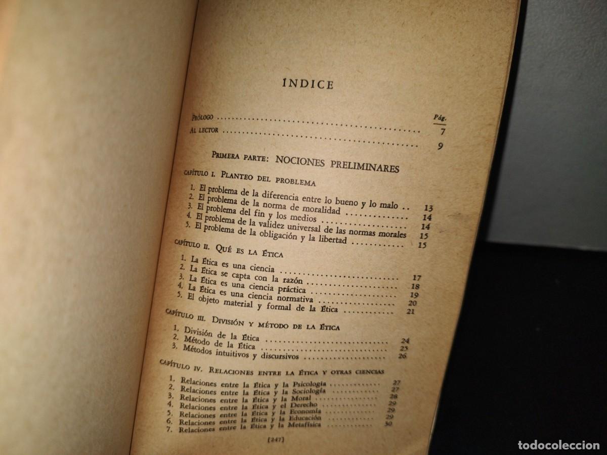 Libros de segunda mano: 177- INTRODUCCI&Oacute;N A LA &Eacute;TICA - RA&Uacute;L GUTI&Eacute;RREZ S&Aacute;ENZ - Foto 5