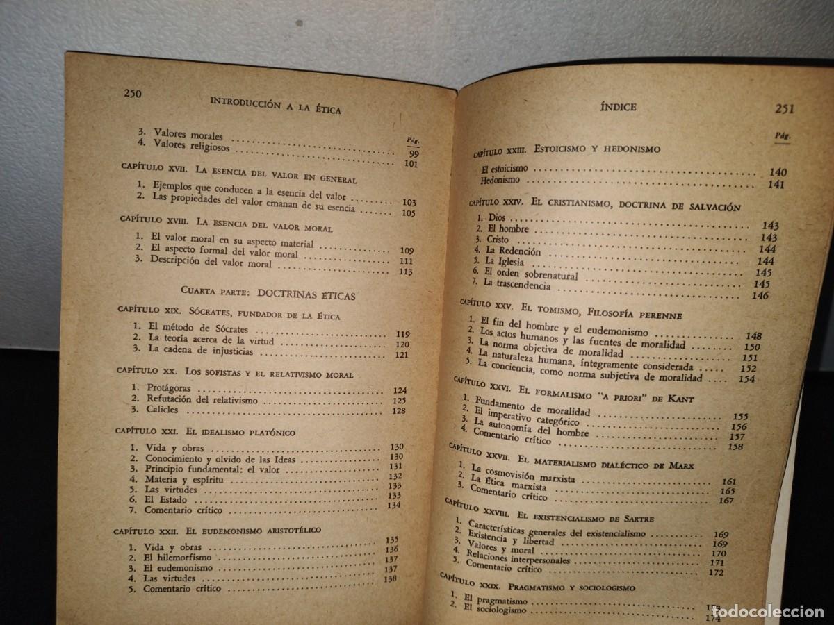 Libros de segunda mano: 177- INTRODUCCI&Oacute;N A LA &Eacute;TICA - RA&Uacute;L GUTI&Eacute;RREZ S&Aacute;ENZ - Foto 7
