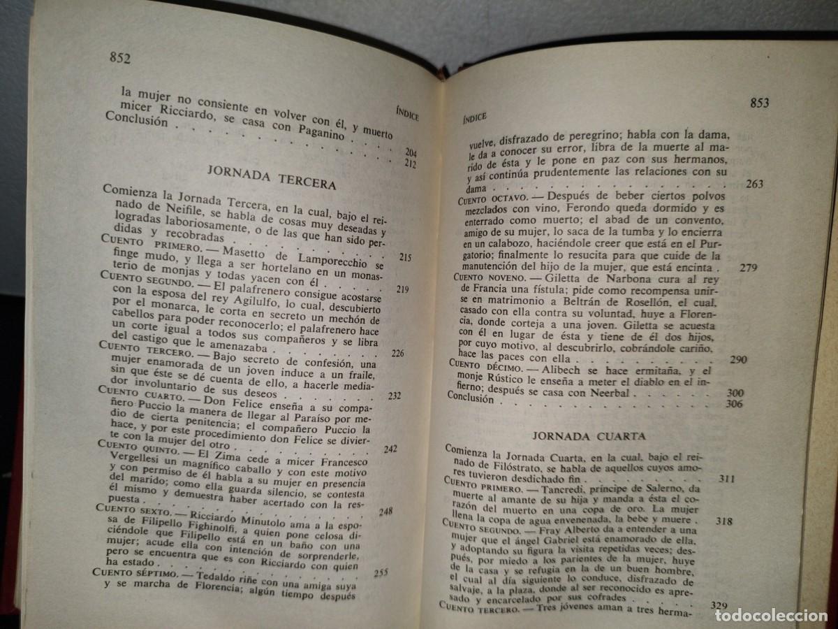 Libros de segunda mano: 177- DECAMER&Oacute;N. PR&Oacute;LOGO DE FERN&Aacute;NDEZ GUTI&Eacute;RREZ - BOCCACIO - CREDSA 1972 - Foto 9