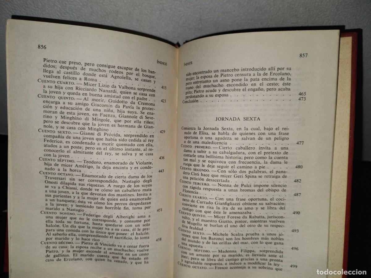 Libros de segunda mano: 177- DECAMER&Oacute;N. PR&Oacute;LOGO DE FERN&Aacute;NDEZ GUTI&Eacute;RREZ - BOCCACIO - CREDSA 1972 - Foto 11