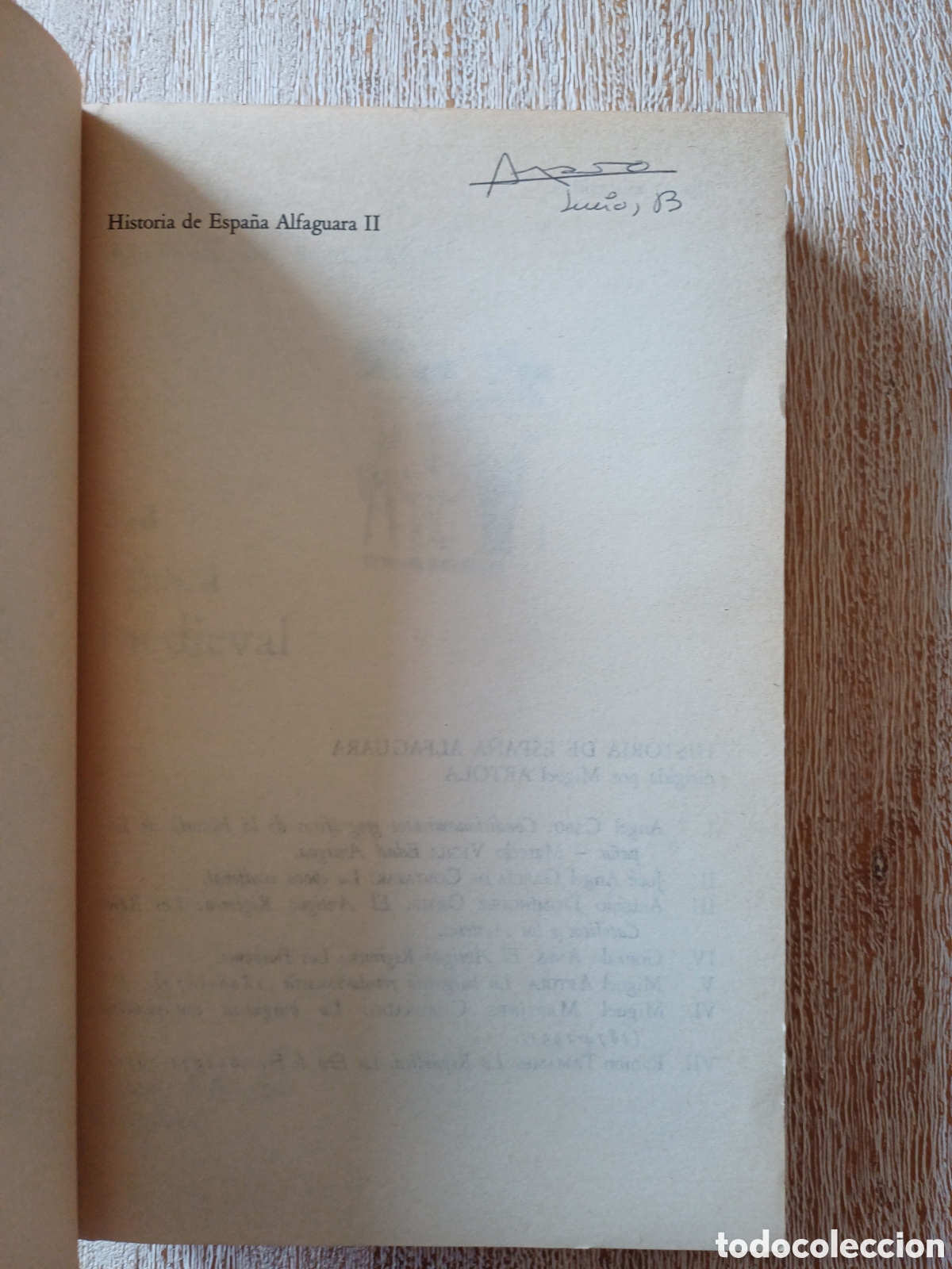 Libros de segunda mano: Historia de Espa&ntilde;a. Alfaguara. II. La &eacute;poca medieval. - Foto 6