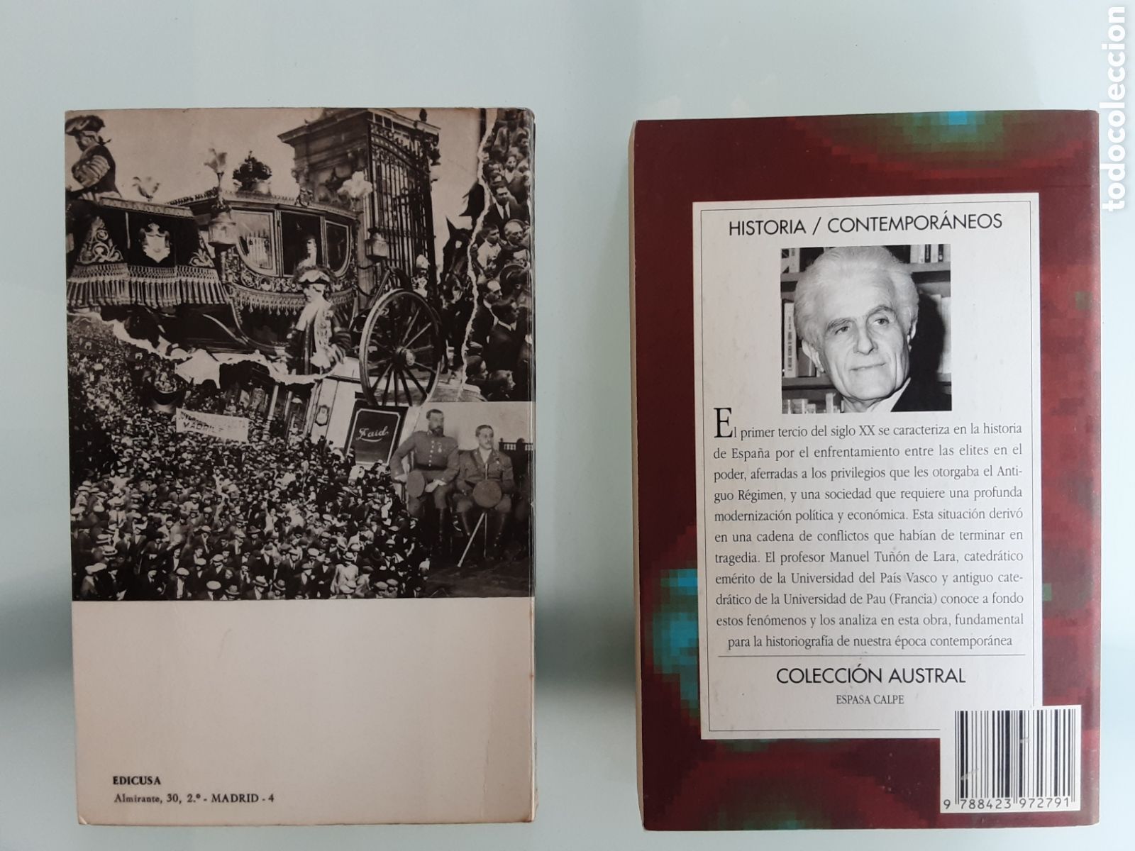 Libros de segunda mano: HISTORIA Y PODER EN ESPA&Ntilde;A 1900-1931. HISTORIA Y REALIDAD DEL PODER ( MANUEL TU&Ntilde;ON DE LARA) - Foto 2