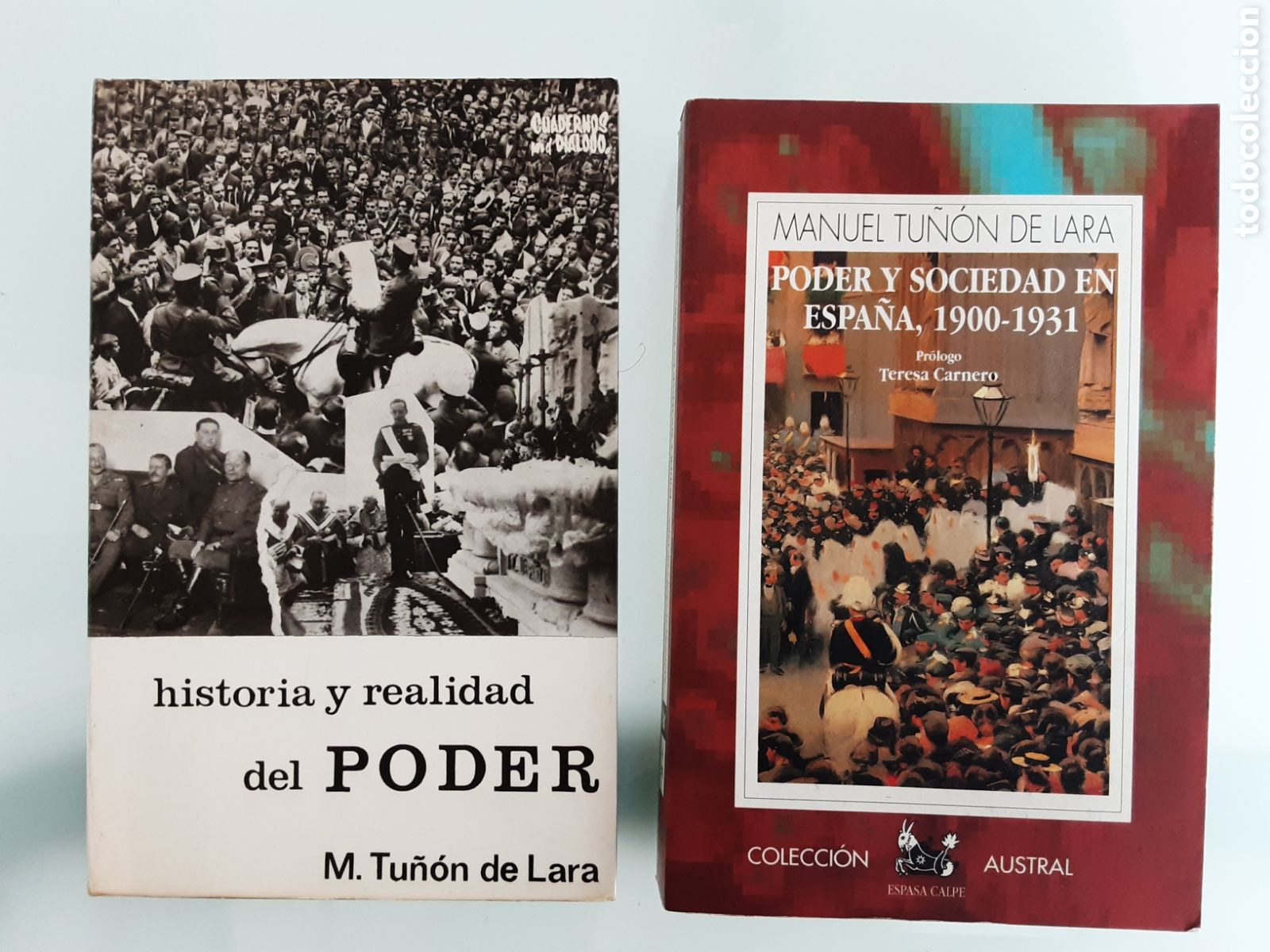Libros de segunda mano: HISTORIA Y PODER EN ESPA&Ntilde;A 1900-1931. HISTORIA Y REALIDAD DEL PODER ( MANUEL TU&Ntilde;ON DE LARA) - Foto 1