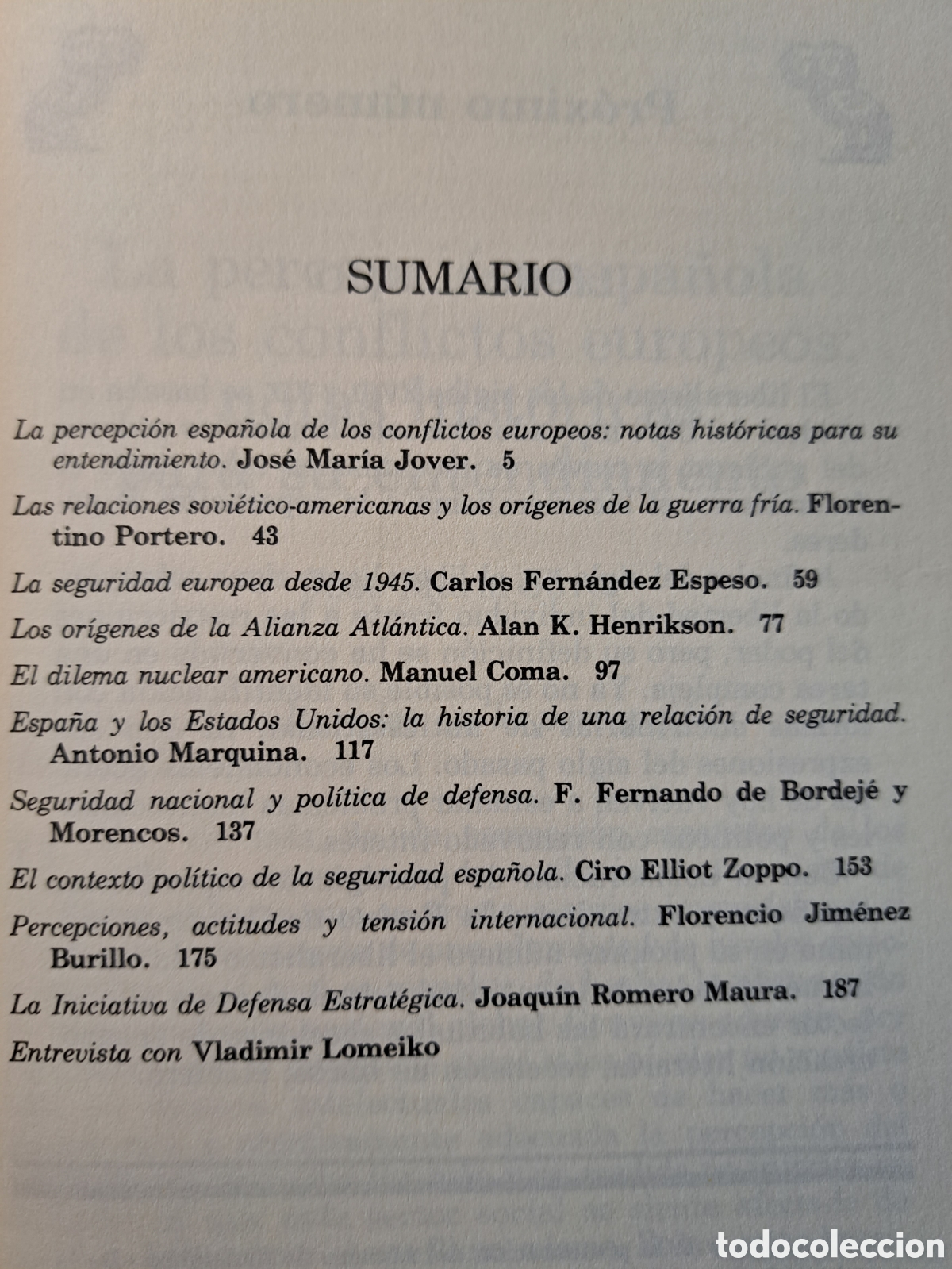 Libros de segunda mano: Revista de Occidente N.57 la seguridad de espa&ntilde;a - Foto 2
