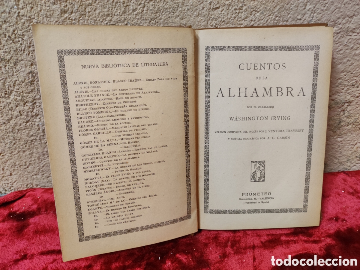 Libros de segunda mano: Cuentos de la Alhambra - Foto 5
