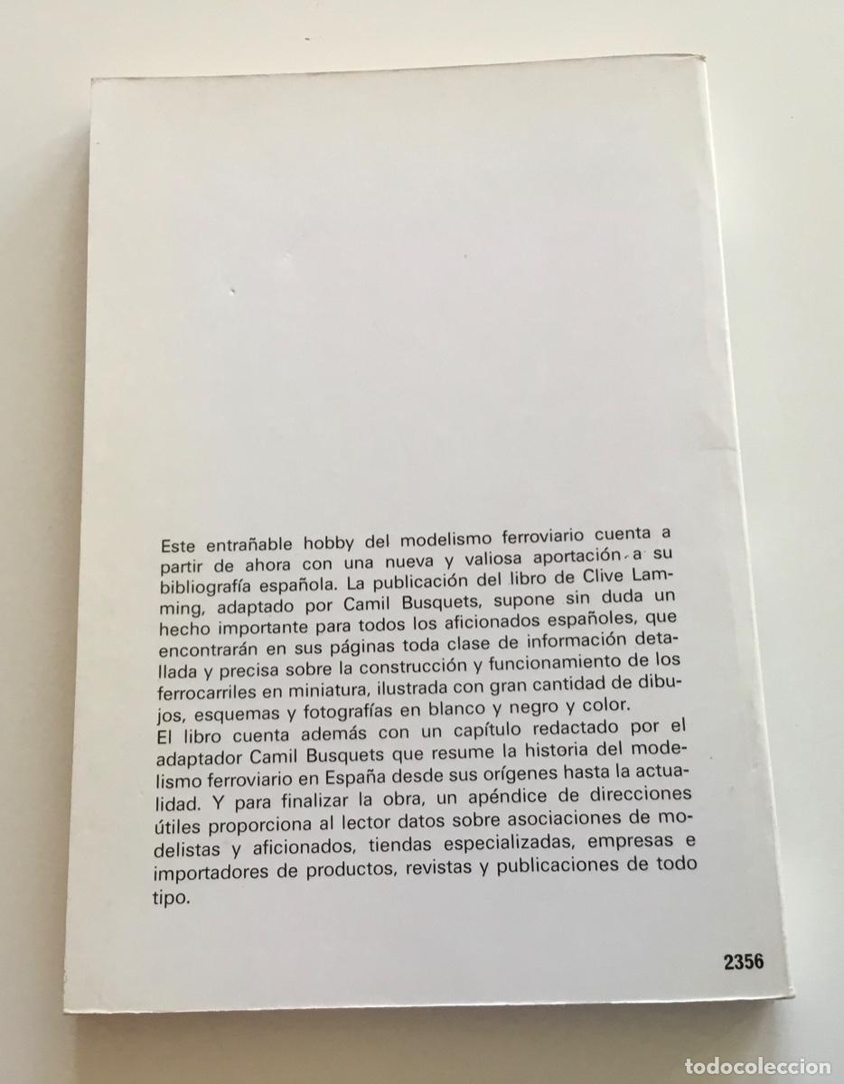 Libros de segunda mano: El libro del modelismo ferroviario. Clive Lemming. Editorial de Vecchi. - Foto 2