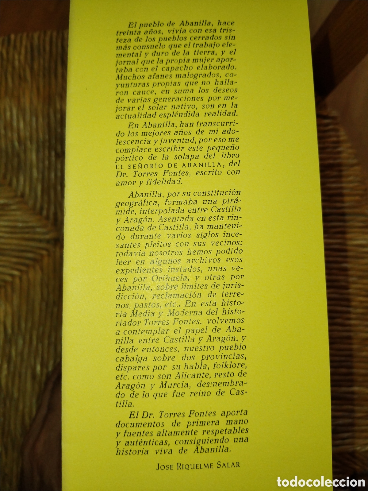 Libros de segunda mano: El se&ntilde;or&iacute;o de Abanilla. Juan Torres Fontes - Foto 3