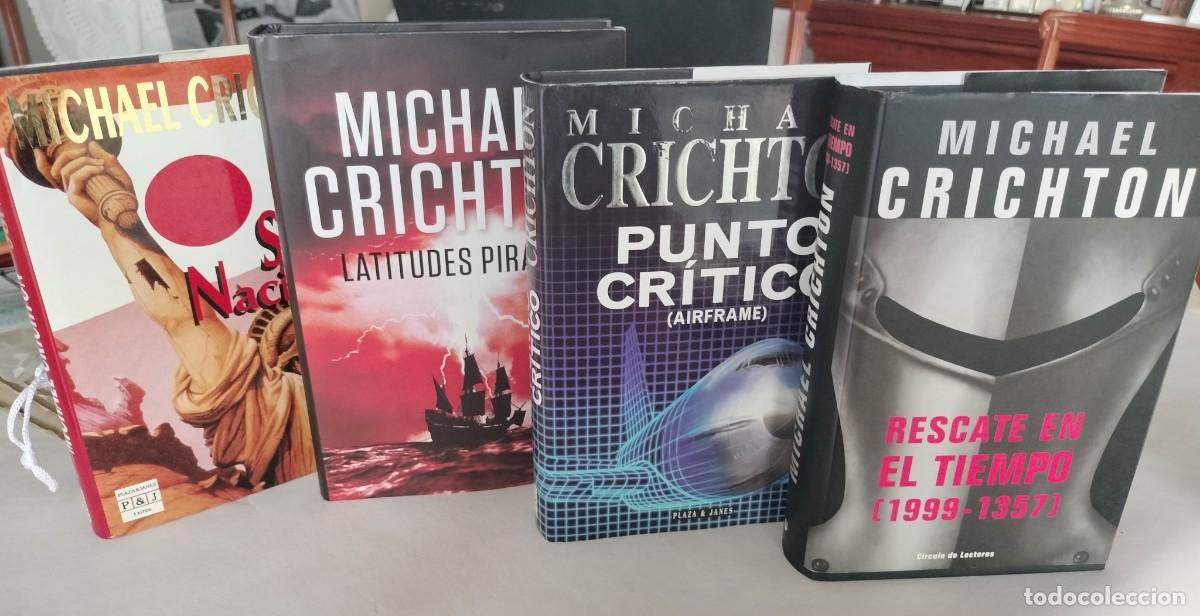 Libros de segunda mano: 724 Lote 4 libros Michael Crichton - Foto 2