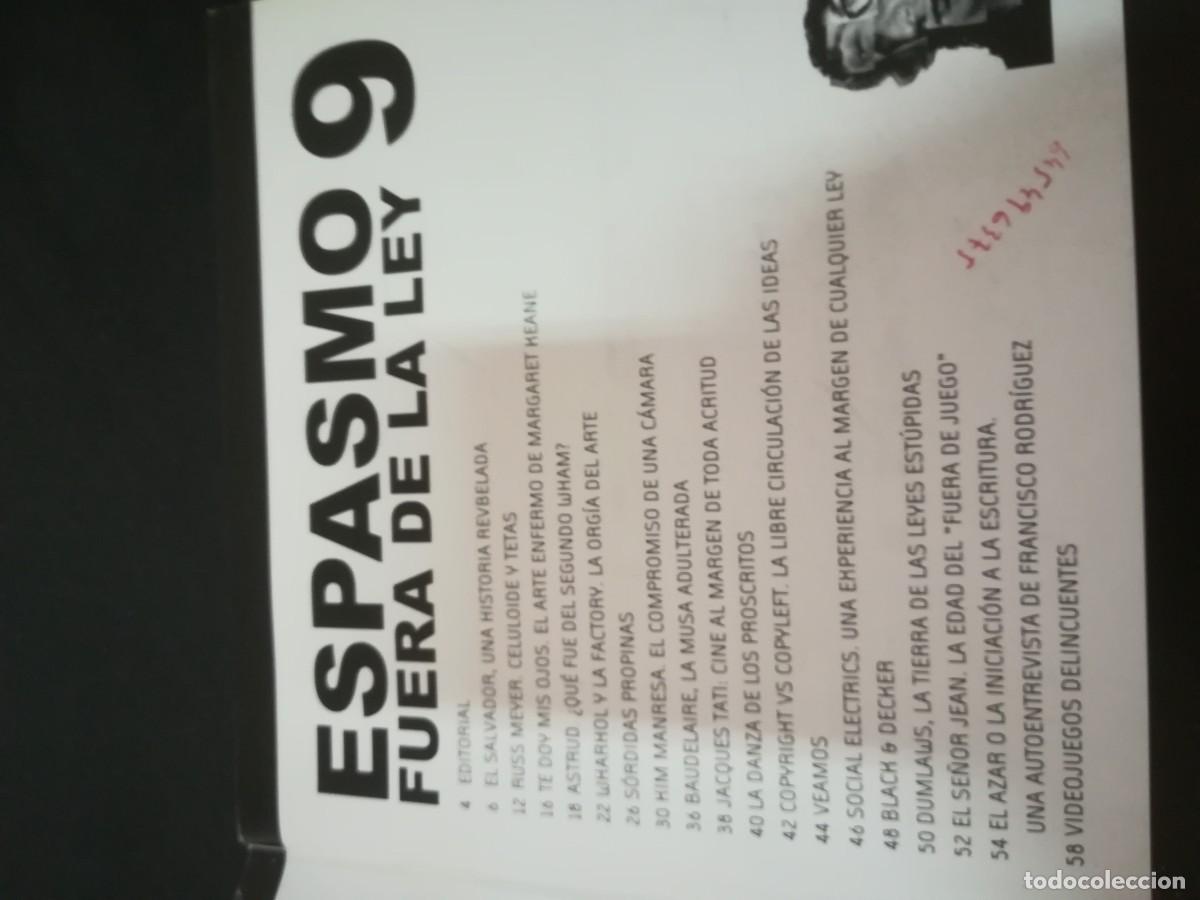 Libros de segunda mano: ESPASMO 9 FUERA DE LA LEY / CONS645GV - Foto 5