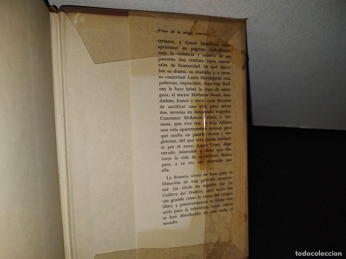 Libros de segunda mano: 75- PEYTON PLACE O LA CALDERA DEL DIABLO - GRACE METALIOUS - 1965 - Foto 5