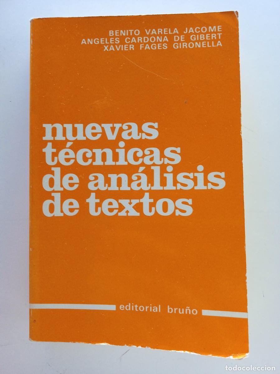 Libros de segunda mano: NUEVAS TECNOLOG&Iacute;AS DE AN&Aacute;LISIS DE TEXTOS