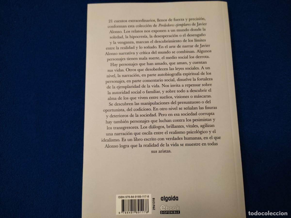 Libros de segunda mano: Perdedores Ejemplares Javier Alonso Arrizabalaga Algaida Editores 2019 - Foto 3