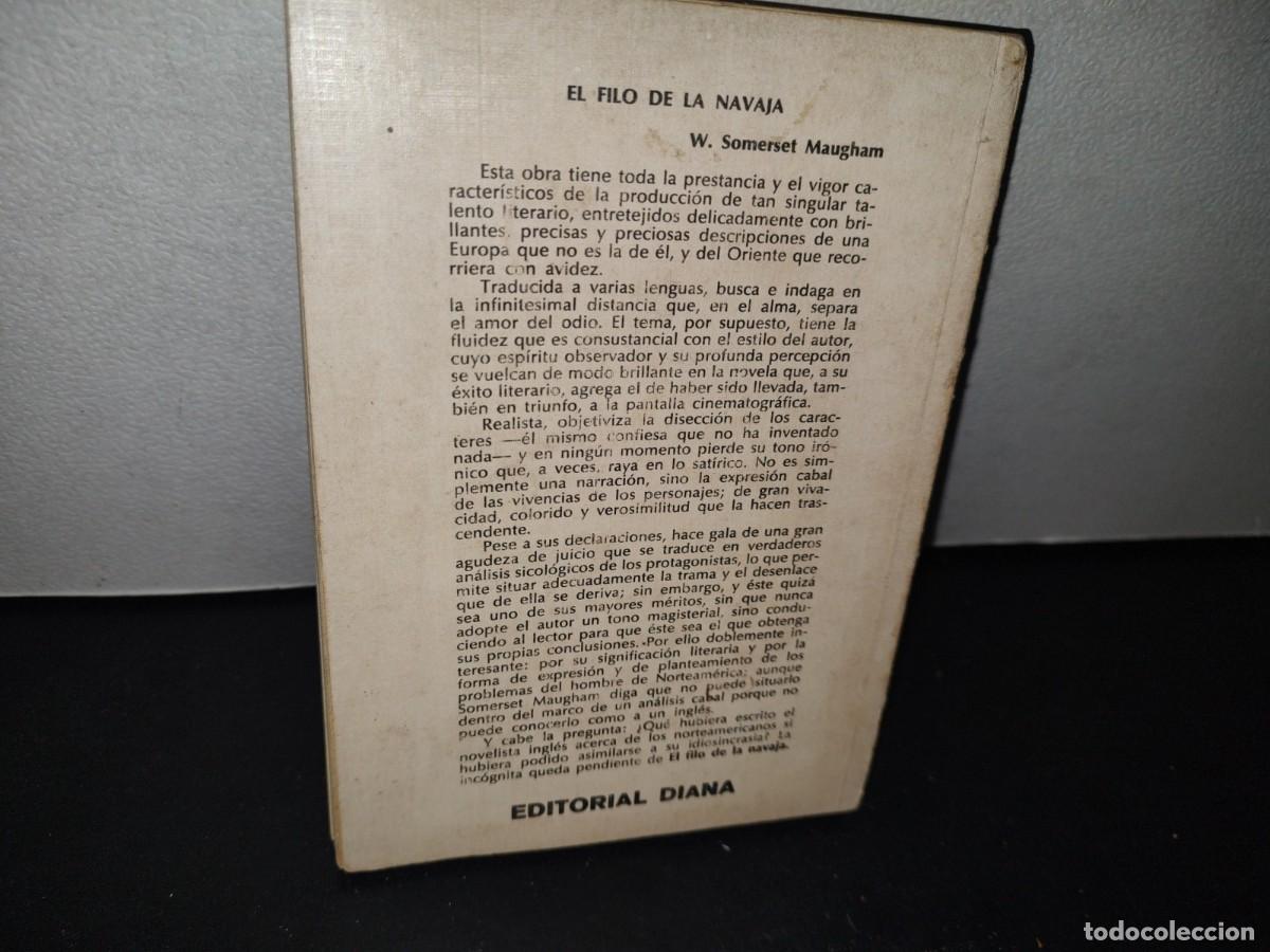 Libros de segunda mano: 75- EL FILO DE LA NAVAJA - W. SOMERSET MAUGHAM - 1976 - Foto 3
