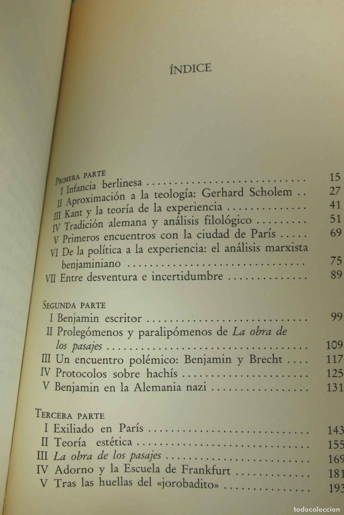 Libros de segunda mano: Walter Benjamin. Concha Fern&aacute;ndez Martorell - Foto 2