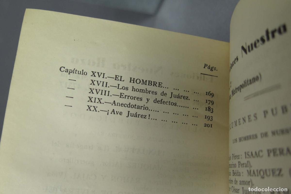 Libros de segunda mano: Ju&aacute;rez, el alma brava de M&eacute;xico. Rodolfo Reyes - Foto 2