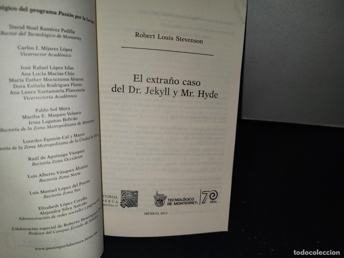 Libros de segunda mano: 75- EL EXTRA&Ntilde;O CASO DEL DR. JEKYLL Y MR. HYDE - ROBERT LOUIS STEVENSON - Foto 4