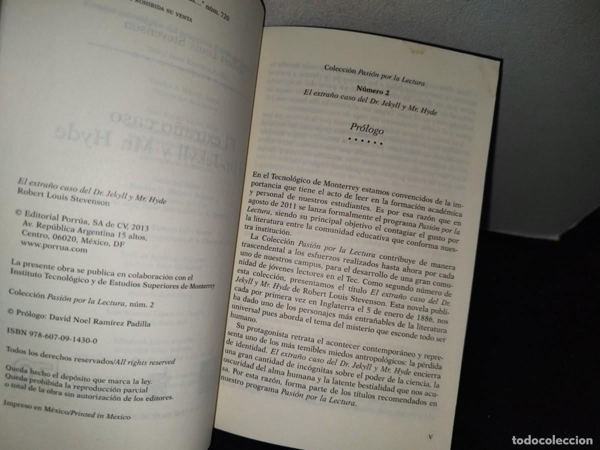 Libros de segunda mano: 75- EL EXTRA&Ntilde;O CASO DEL DR. JEKYLL Y MR. HYDE - ROBERT LOUIS STEVENSON - Foto 5