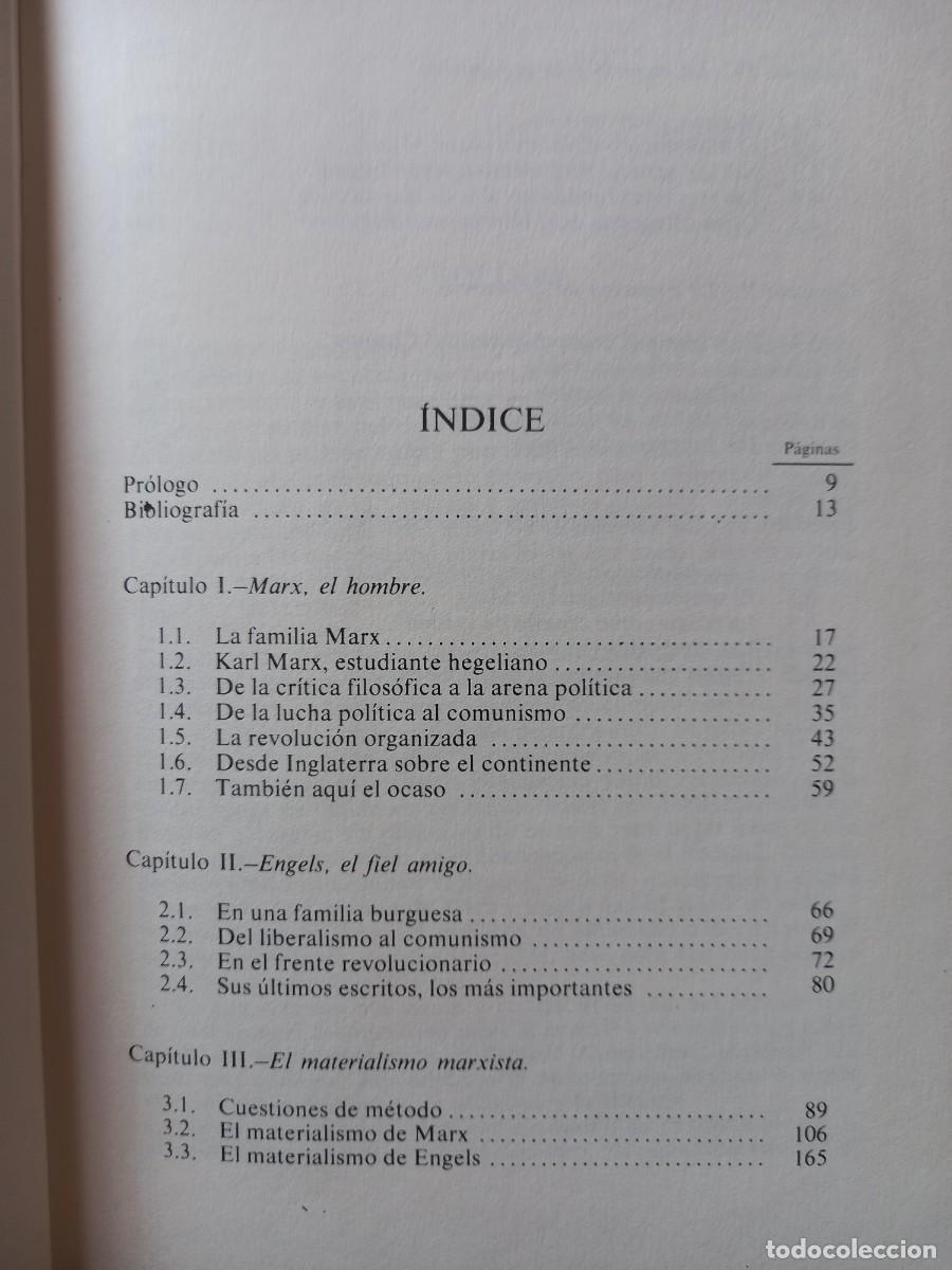 Libros de segunda mano: EL MATERIALISMO DIAL&Eacute;CTICO - CARLOS VALVERDE - ED. ESPASA-CLAPE - - Foto 8