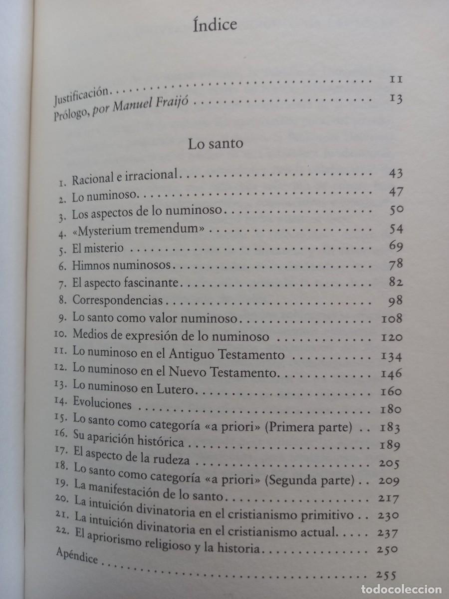 Libros de segunda mano: LO SANTO - RUDOLF OTTO - C&Iacute;RCULO DE LECTORES - 2000 - Foto 6