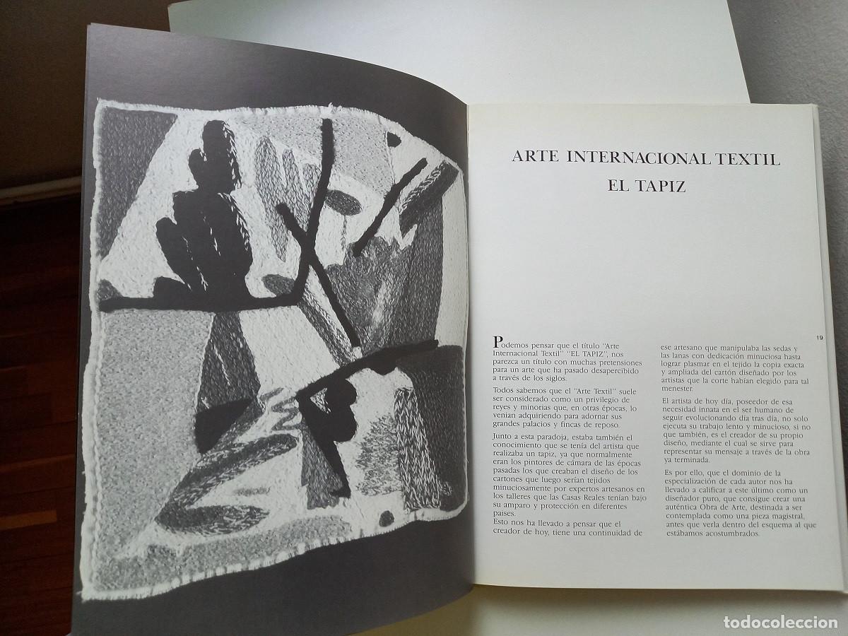 Libros de segunda mano: ARTE INTERNACIONAL TEXTIL &rdquo;EL TAPIZ&rdquo;. LUIS QUIR&Oacute;S - Foto 4