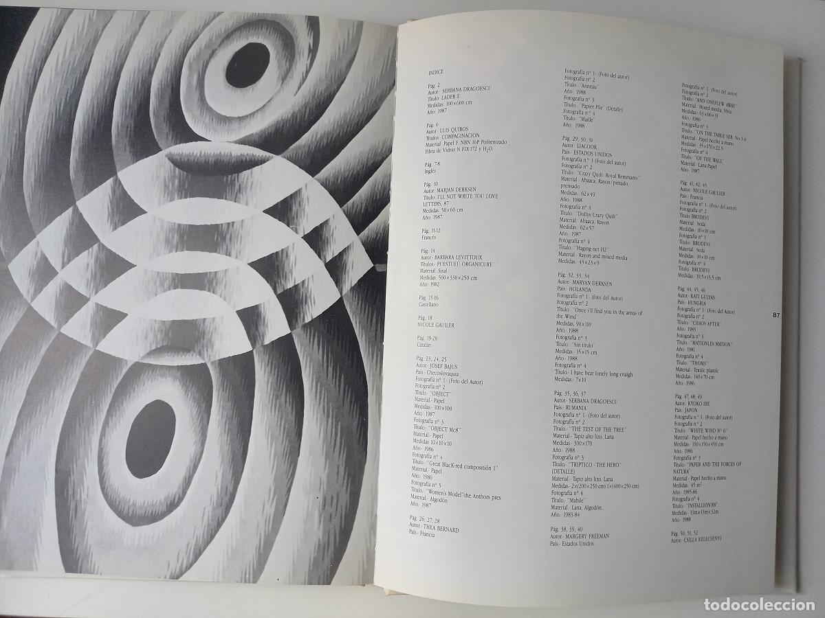 Libros de segunda mano: ARTE INTERNACIONAL TEXTIL &rdquo;EL TAPIZ&rdquo;. LUIS QUIR&Oacute;S - Foto 9