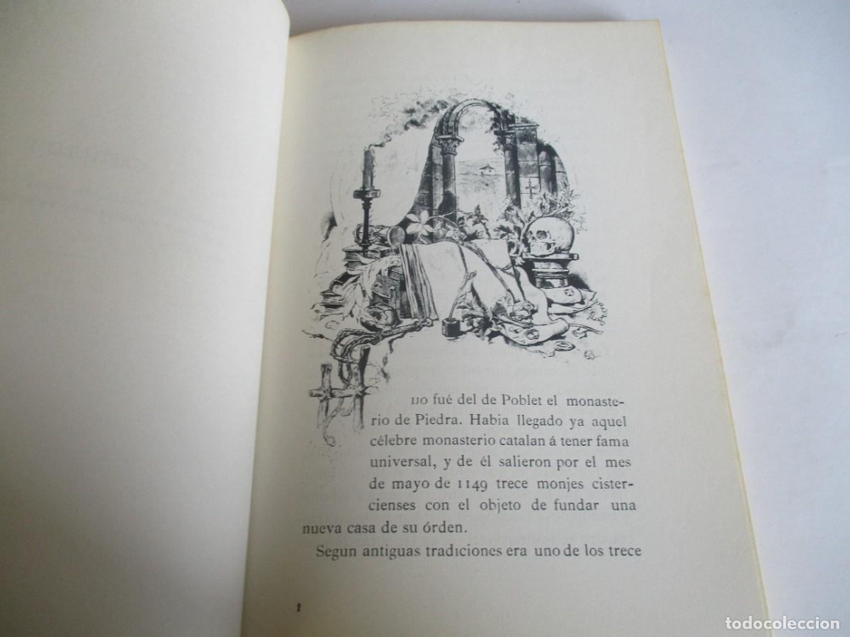 Libros de segunda mano: VICTOR BALAGUER El monasterio de Piedra (Facsimil) W21929 - Foto 5
