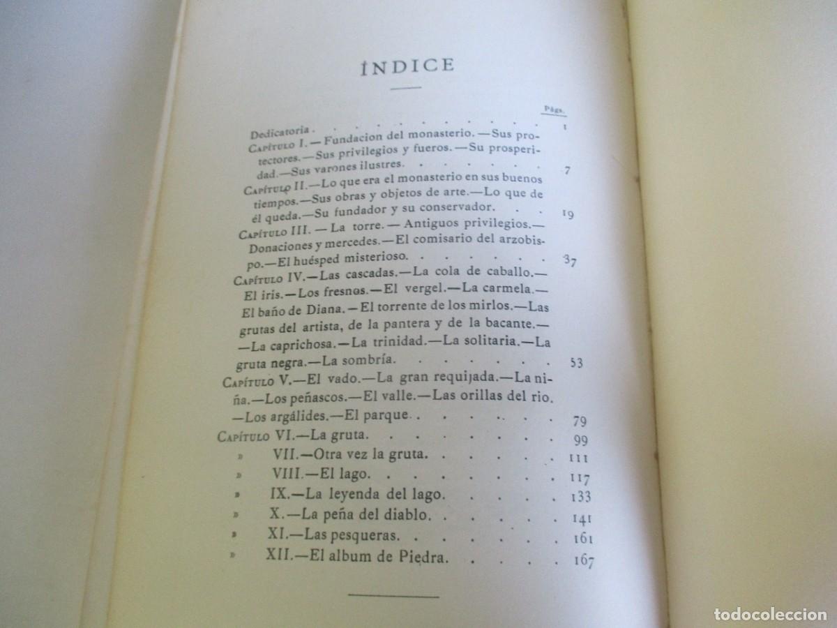 Libros de segunda mano: VICTOR BALAGUER El monasterio de Piedra (Facsimil) W21929 - Foto 6