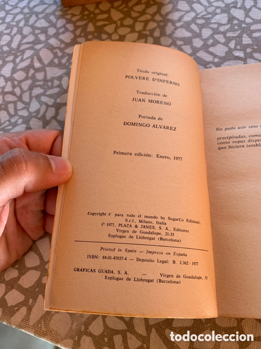 Libros de segunda mano: Polvo del Infierno, Peter Kolosimo, Plaza y Janes - Foto 3