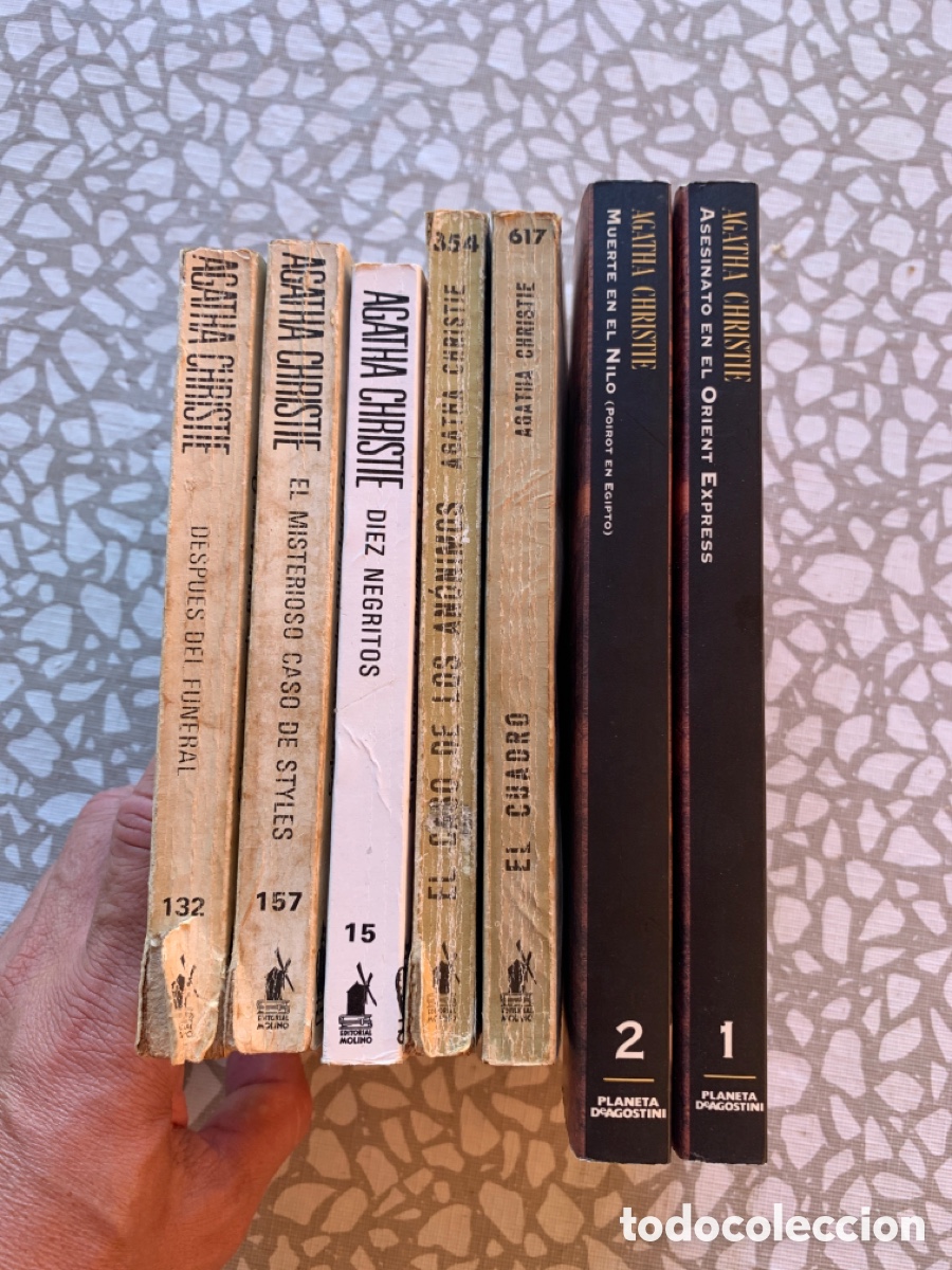 Libros de segunda mano: Lote de 7 libros de Agatha Christie, distintas ediciones y edades - Foto 3