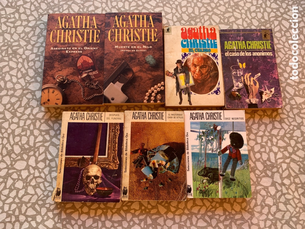 Libros de segunda mano: Lote de 7 libros de Agatha Christie, distintas ediciones y edades - Foto 1