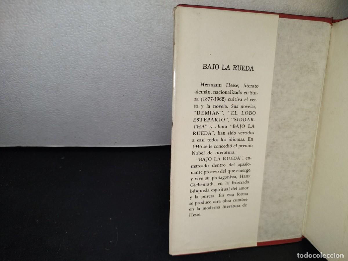 Libros de segunda mano: 75- BAJO LA RUEDA - HERMAN HESSE - EDITORIAL &Eacute;POCA 1982 - Foto 3