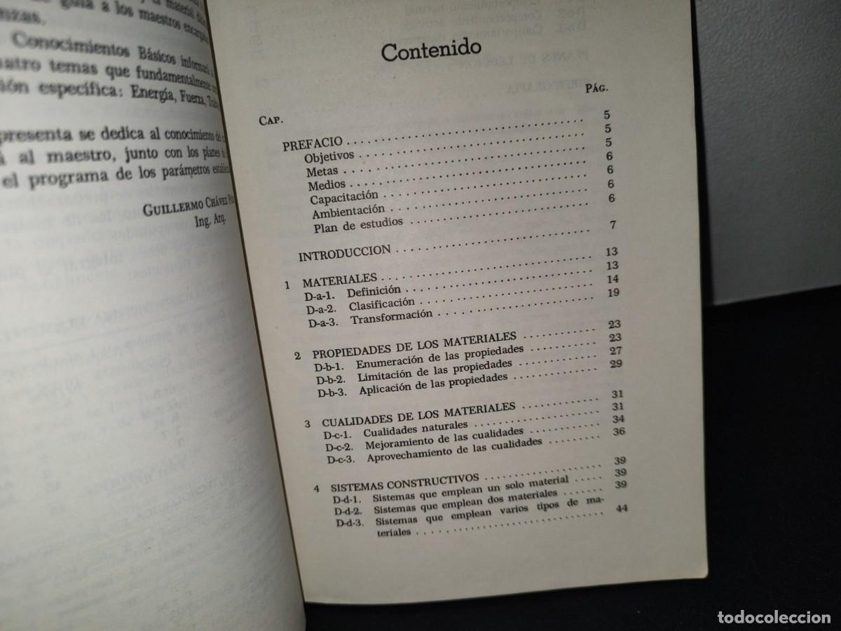 Libros de segunda mano: 75- MATERIALES. PREPARACI&Oacute;N, T&Eacute;CNICA ELEMENTAL. CONOCIMIENTOS B&Aacute;SICOS. SEP - 1969 - Foto 7