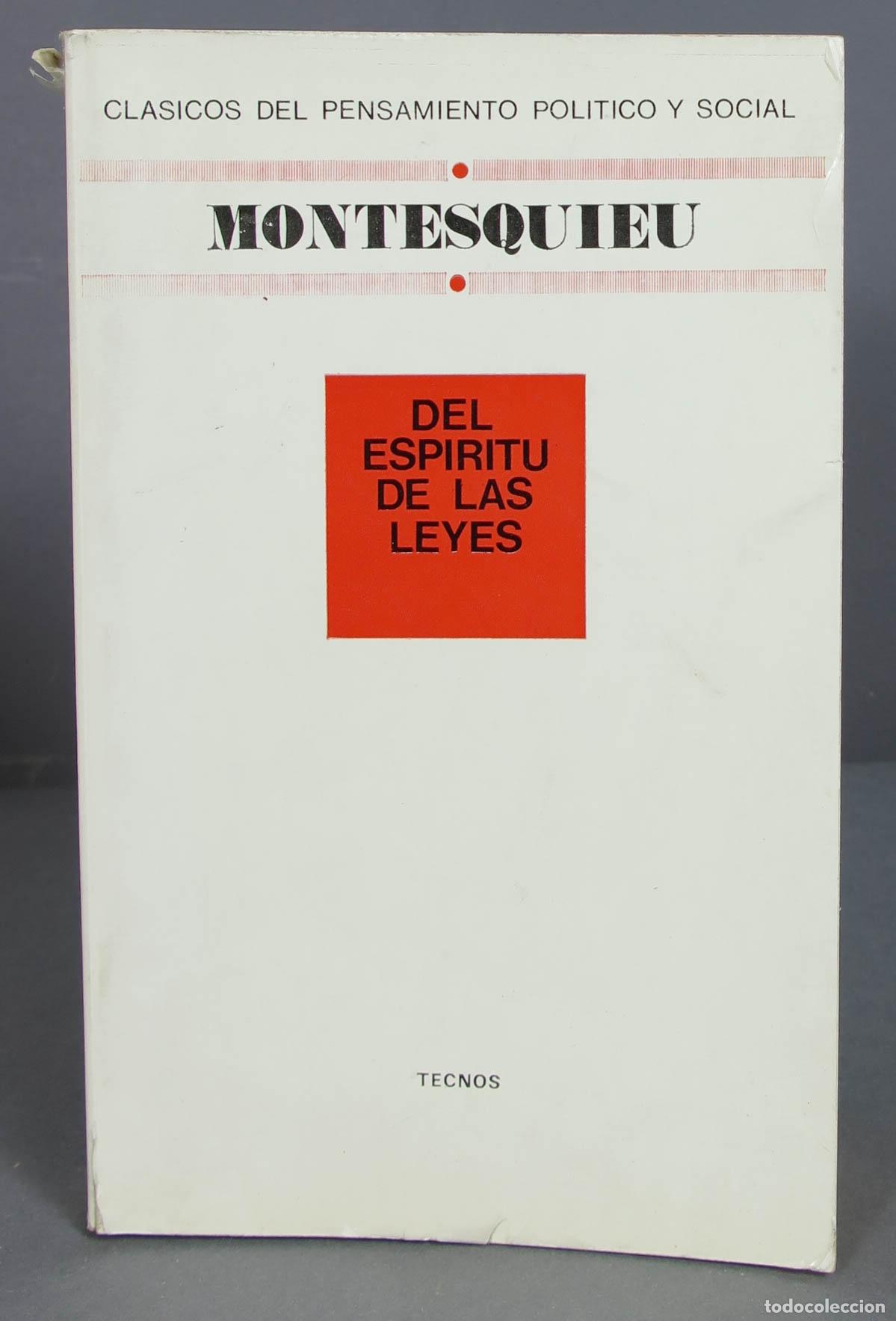 Libros de segunda mano: Del esp&iacute;ritu de las leyes. Montesquieu - Foto 1