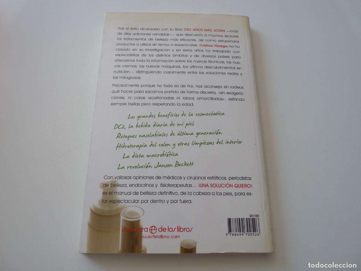 Libros de segunda mano: &iexcl;UNA SOLUCI&Oacute;N QUIERO! de CRISTINA T&Aacute;RREGA REF: C-23 - Foto 2