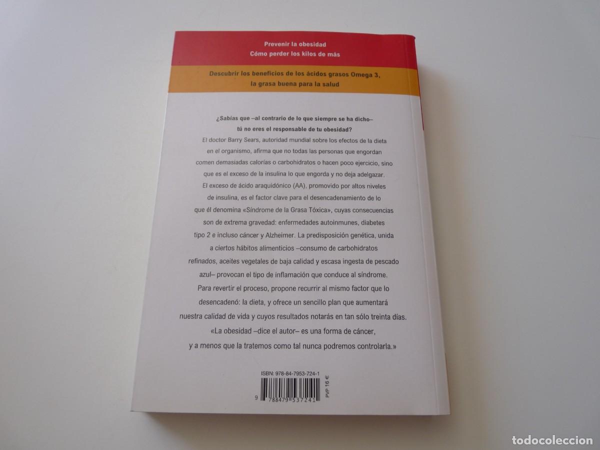 Libros de segunda mano: GRASA T&Oacute;XICA de BARRY SEARS REF: C-23 - Foto 2