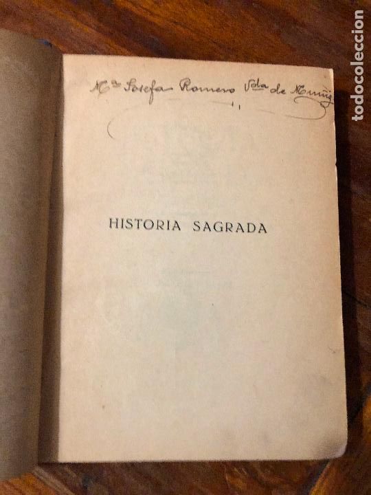 Libros de segunda mano: historia sagrada a&ntilde;o 1940 - rafael marim&oacute;n - Foto 6