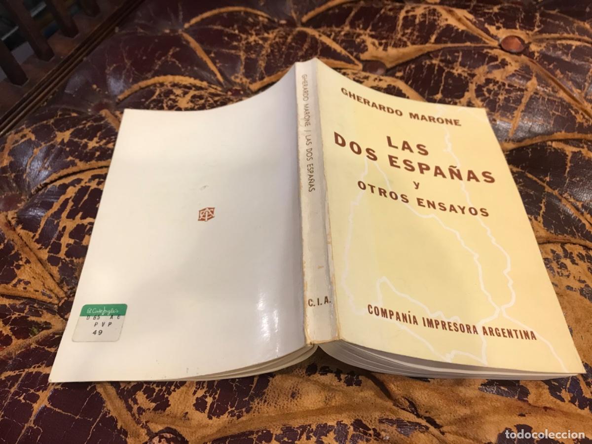 Libros de segunda mano: GHERARDO MARONE. LAS DOS ESPA&Ntilde;AS Y OTROS ENSAYOS. 1972 - Foto 1