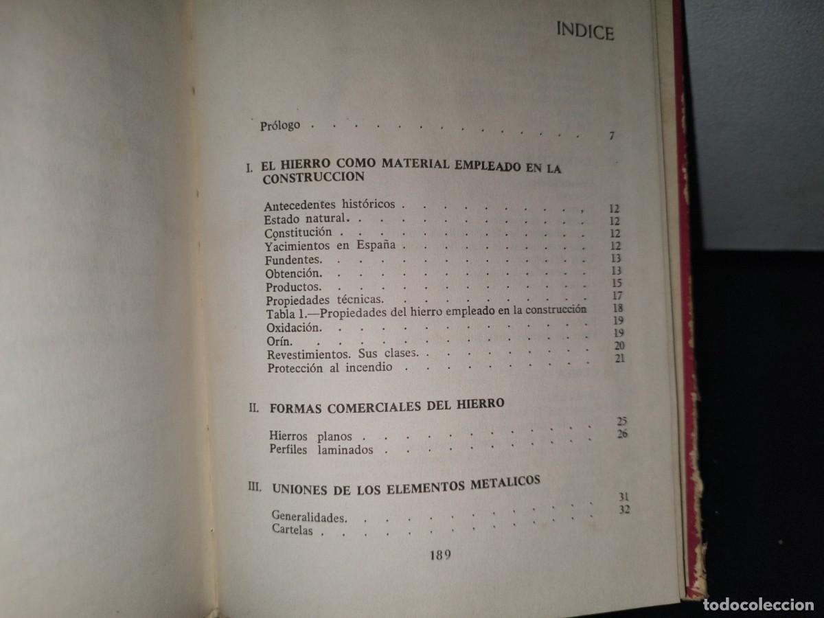 Libros de segunda mano: 75- EL HIERRO EN LA CONSTRUCCI&Oacute;N - MARIANO HERN&Aacute;NDEZ - Foto 6