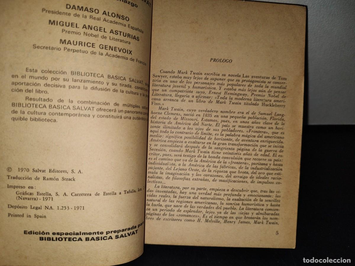 Libros de segunda mano: 179- LAS AVENTURAS DE TOM SAWYER - MARK TWAIN - Foto 3