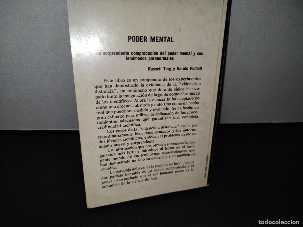 Libros de segunda mano: 180- PODER MENTAL. UNA SORPRENDENTE... - RUSSEL TARG Y HAROLD PUTHOFF - PRIMERA EDICI&Oacute;N 1978 - Foto 3