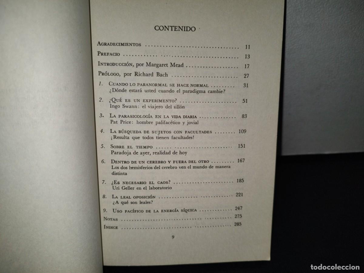 Libros de segunda mano: 180- PODER MENTAL. UNA SORPRENDENTE... - RUSSEL TARG Y HAROLD PUTHOFF - PRIMERA EDICI&Oacute;N 1978 - Foto 6