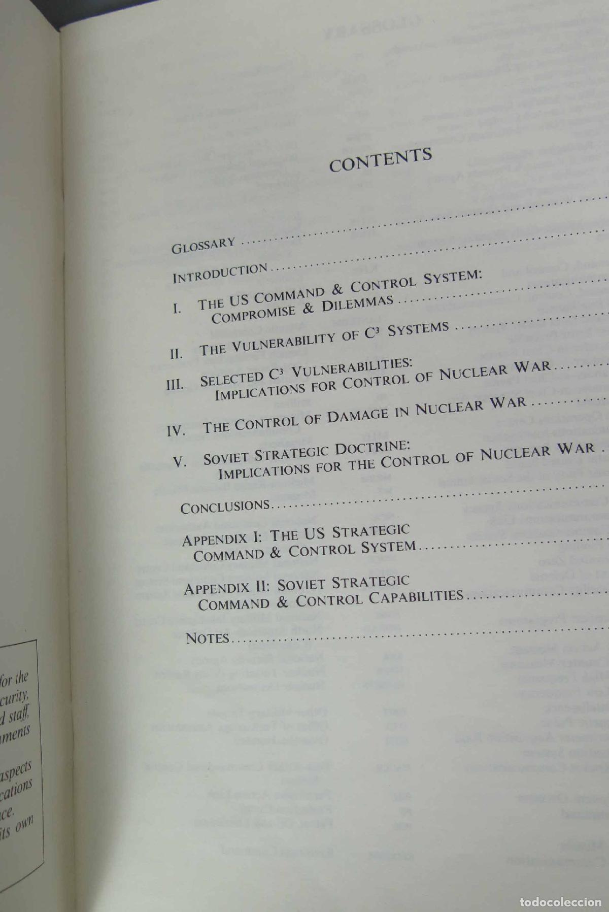 Libros de segunda mano: CAN NUCLEAR WARA BE CONTROLLED?. BALL. ADELPHI PAPERS - Foto 2