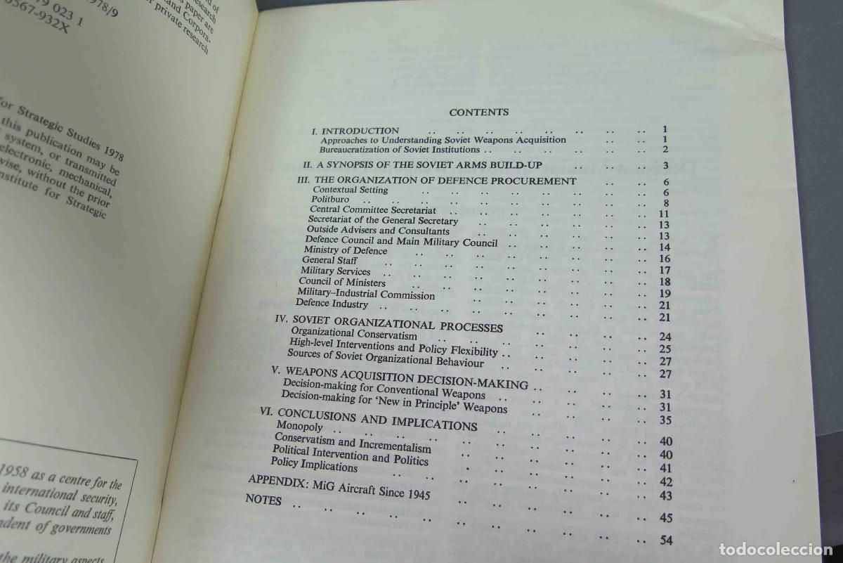 Libros de segunda mano: Decision-making in Soviet weapons procurement (Adelphi papers) - Foto 2