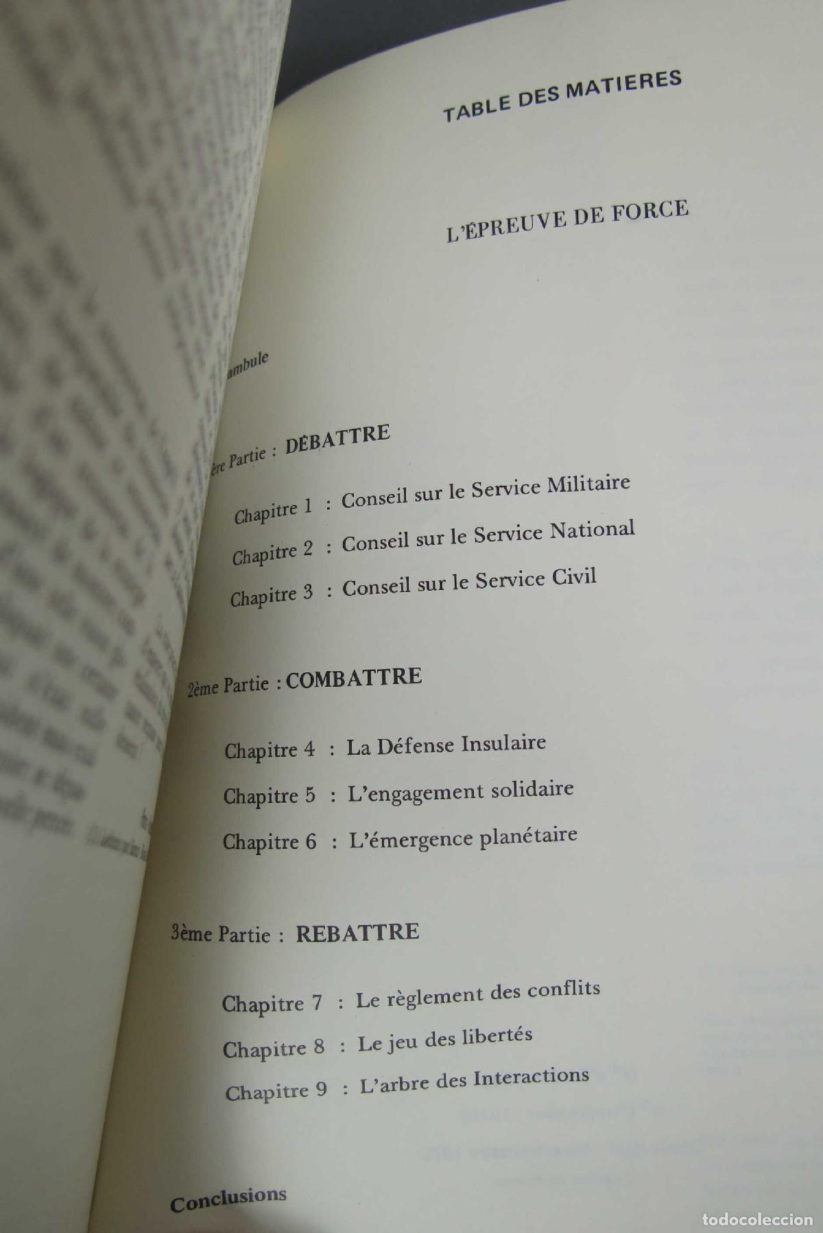 Libros de segunda mano: L&acute;&Eacute;preuve de force. Sallantin - Foto 2
